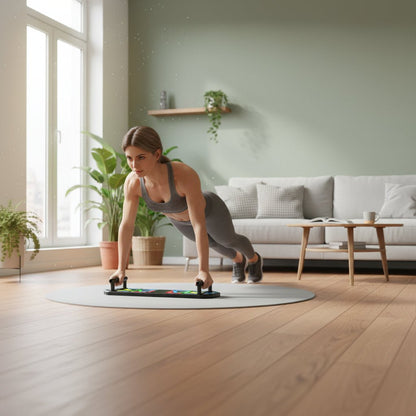 Foldable push-up board
