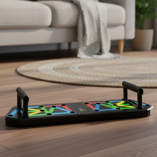 Foldable push-up board