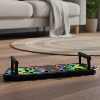 Foldable push-up board