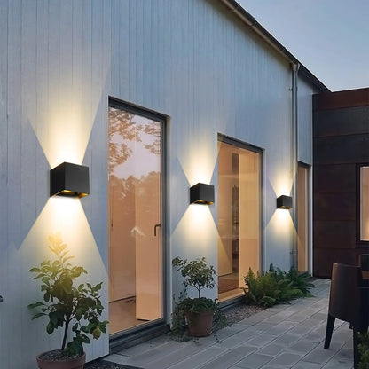 Set of 2 adjustable LED wall lights