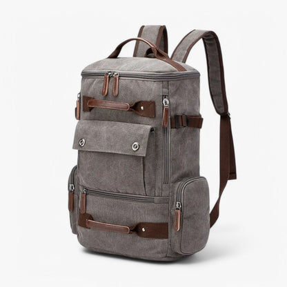 Expandable canvas backpack