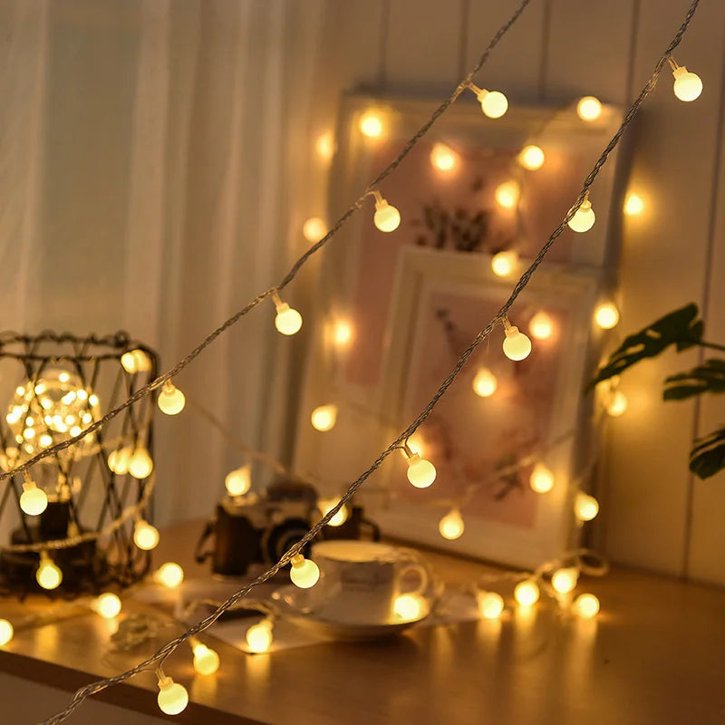 Solární LED girlanda do zahrady