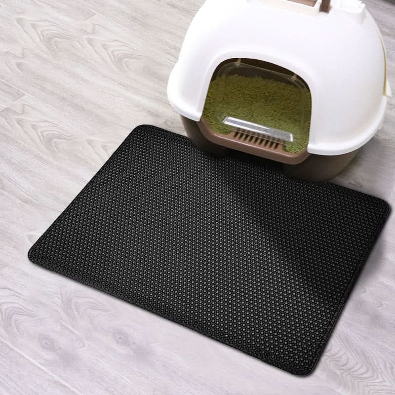 Tapis à litière double couche