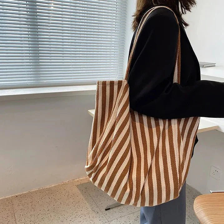 Pruhovaná taška tote