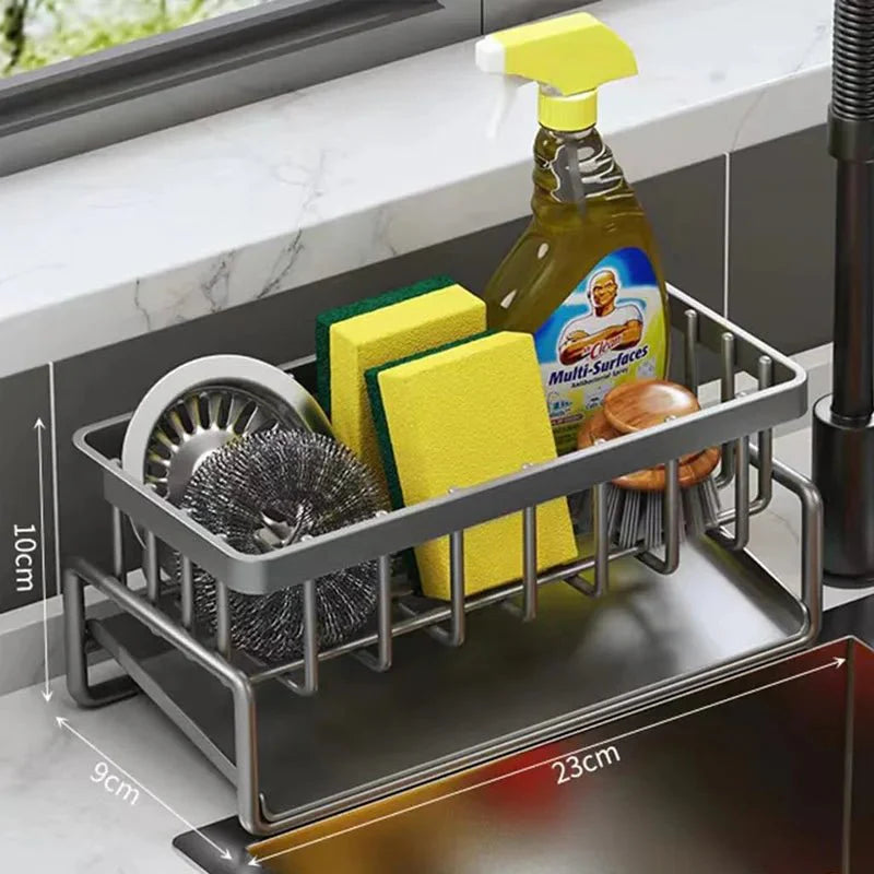 Kitchen organizer for dishwashing accessories