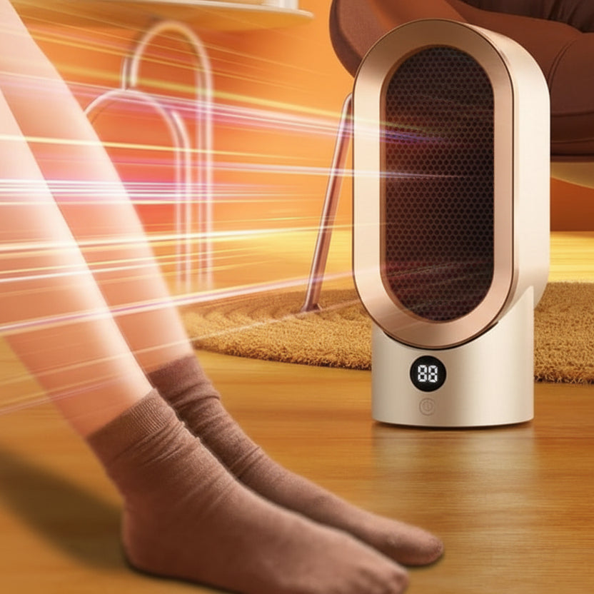 Teplovzdušný ventilátor s regulací teploty