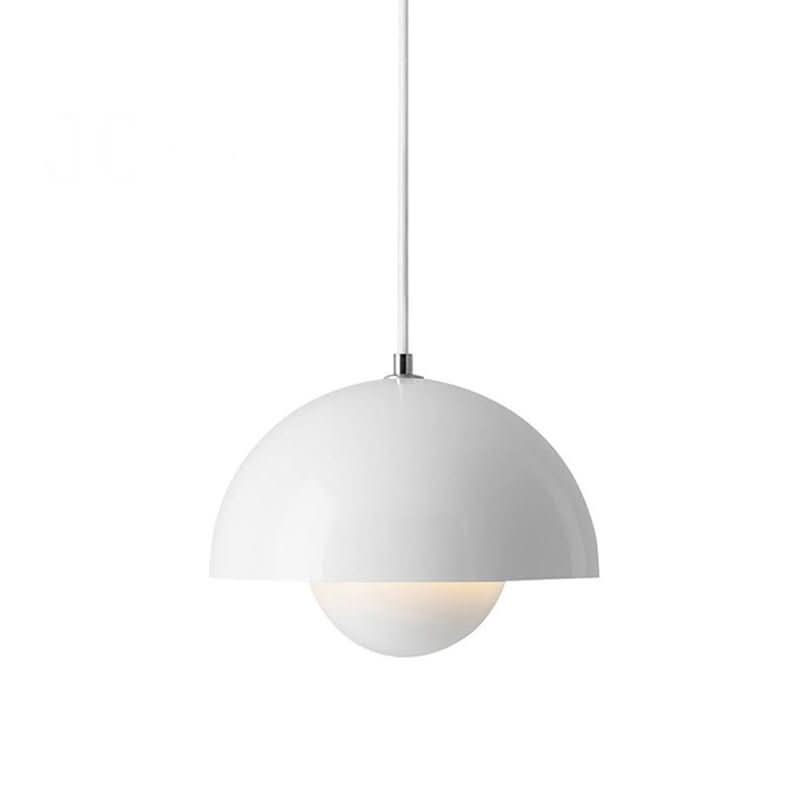 Lampa wisząca LED z tekstylnym kloszem