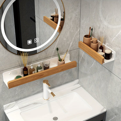 Bathroom shelf without drilling