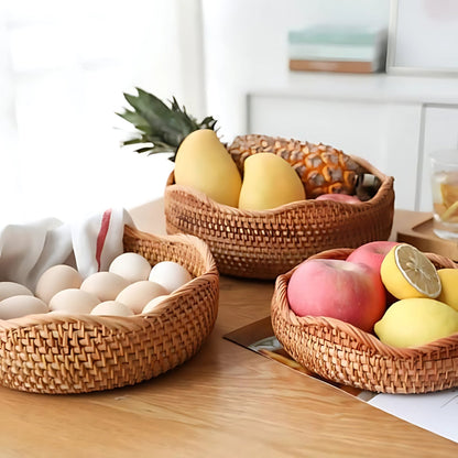 Panier tressé en osier