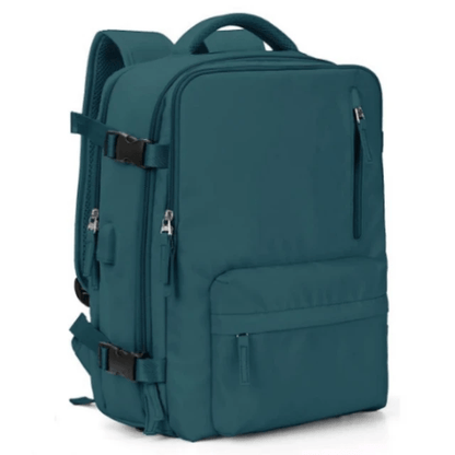 Backpack with hidden pockets