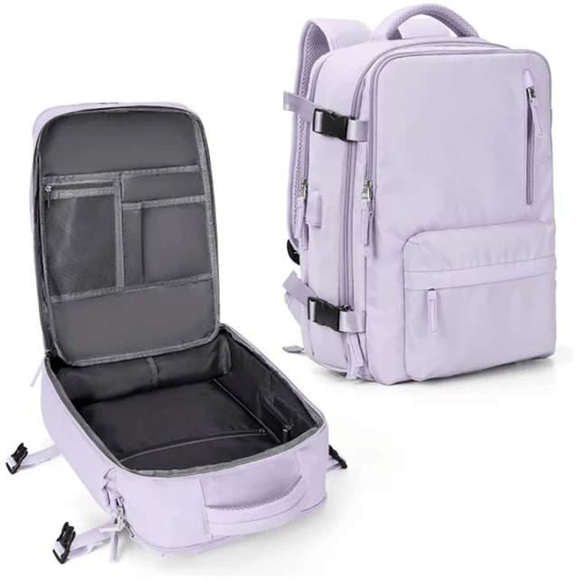 Backpack with hidden pockets