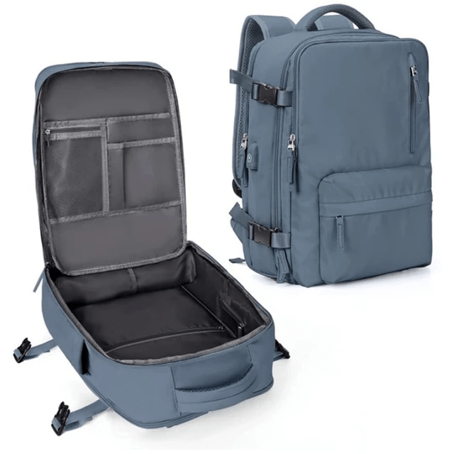 Backpack with hidden pockets