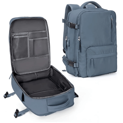 Backpack with hidden pockets