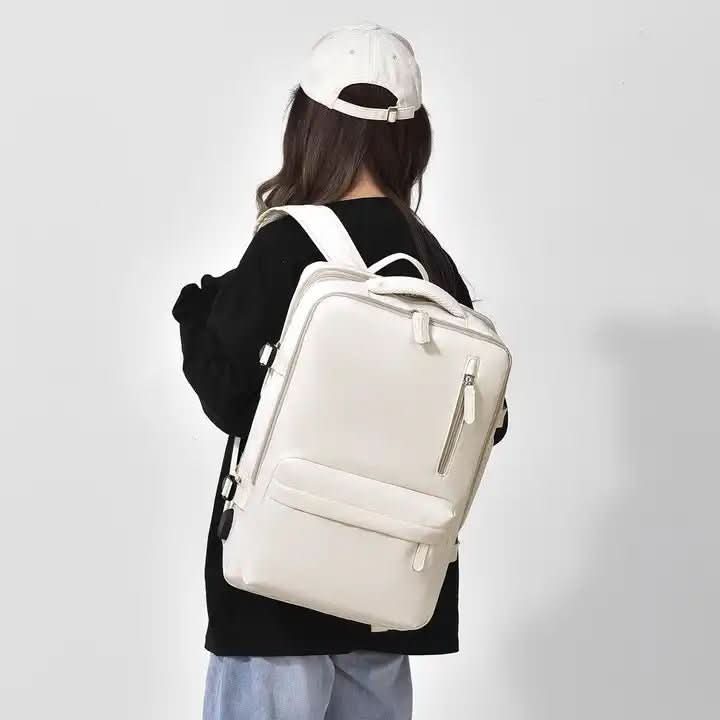 Backpack with hidden pockets