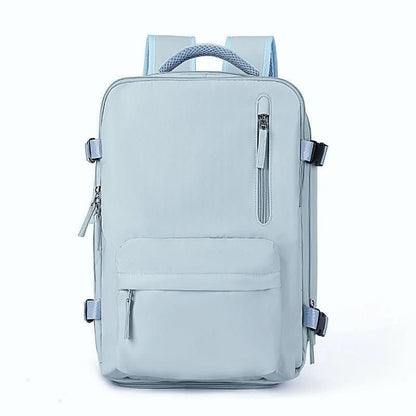 Backpack with hidden pockets