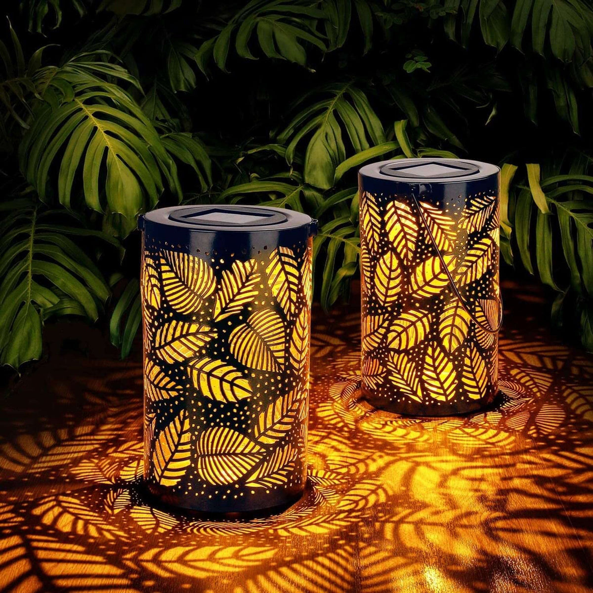 Dekorativní LED lampa ve tvaru listů