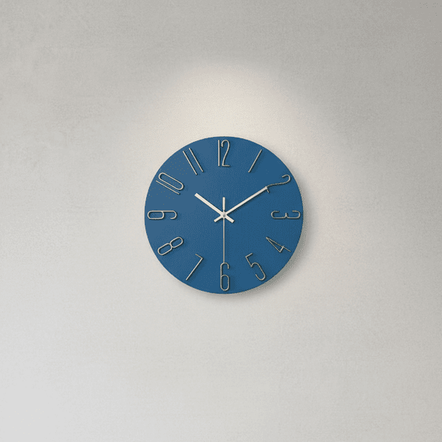 Minimalistické tiché nástěnné hodiny