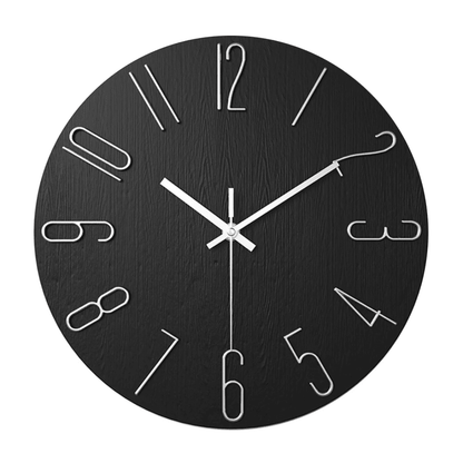 Minimalistické tiché nástěnné hodiny