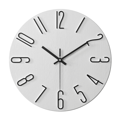 Minimalistické tiché nástěnné hodiny