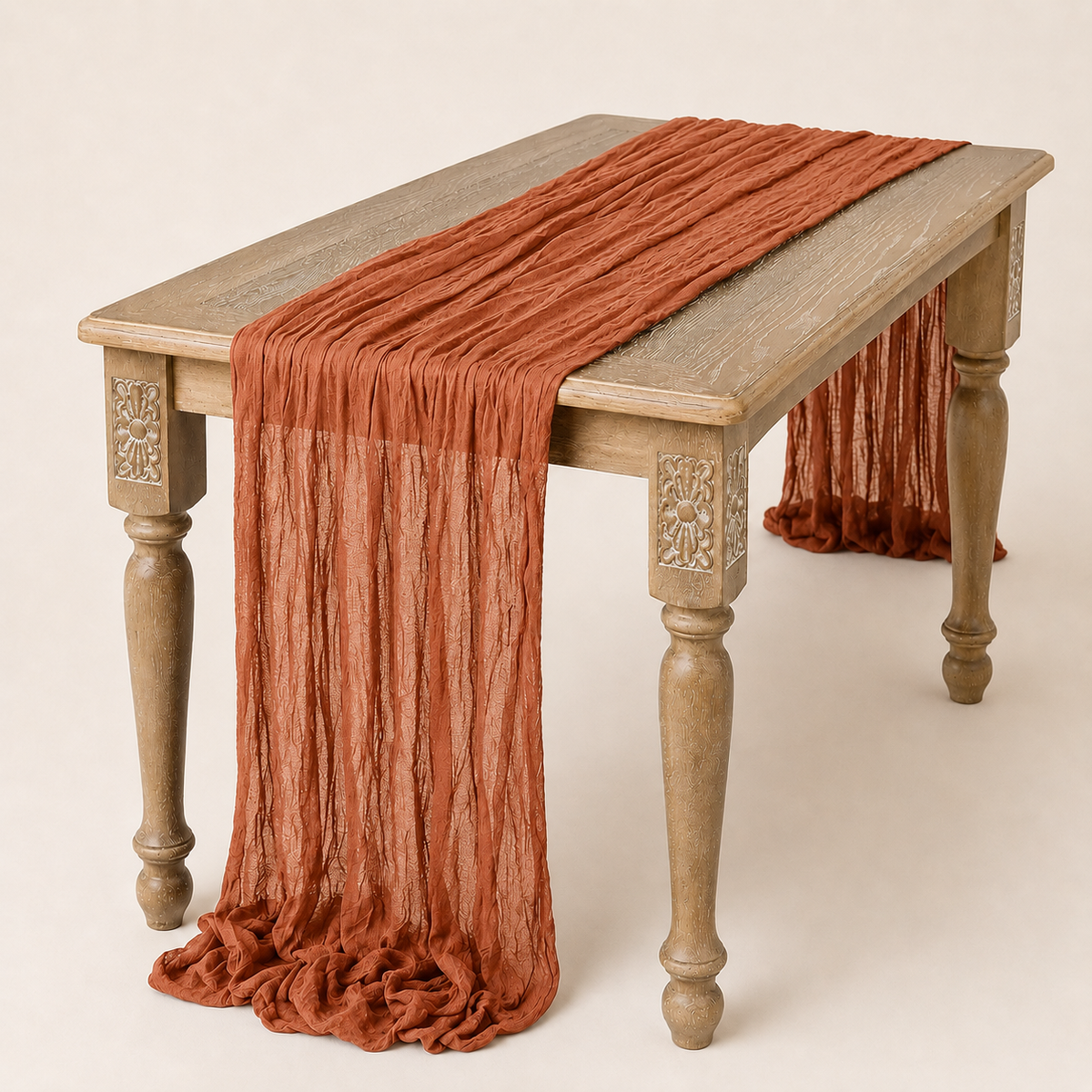 Gauze table runner