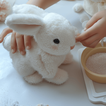 Jouet interactif en forme de lapin pour animaux de compagnie