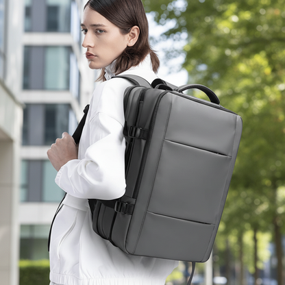 Business backpack with a USB port