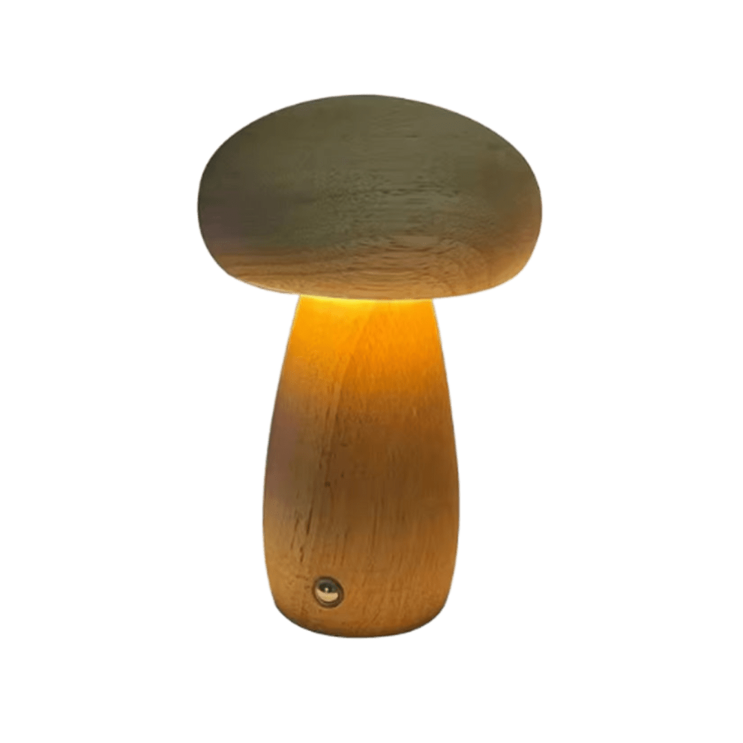 Mushroom-shaped table lamp