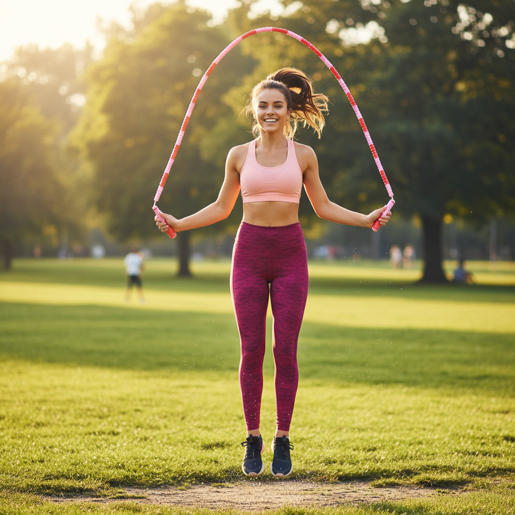 Corde à sauter réglable pour le cardio