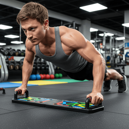 Foldable push-up board