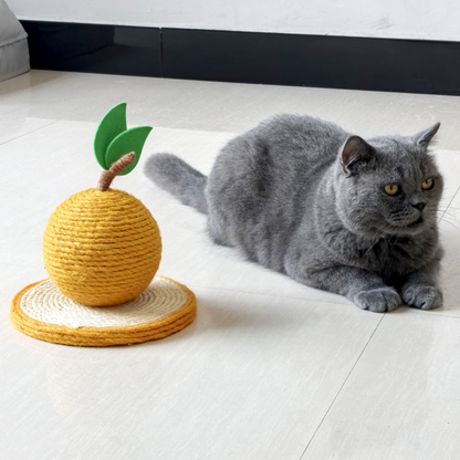 Fruit-shaped cat scratching post