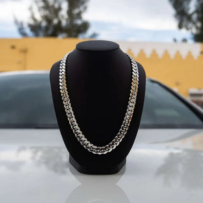 Łańcuszek Cuban Link srebrny