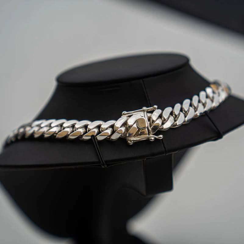 Łańcuszek Cuban Link srebrny