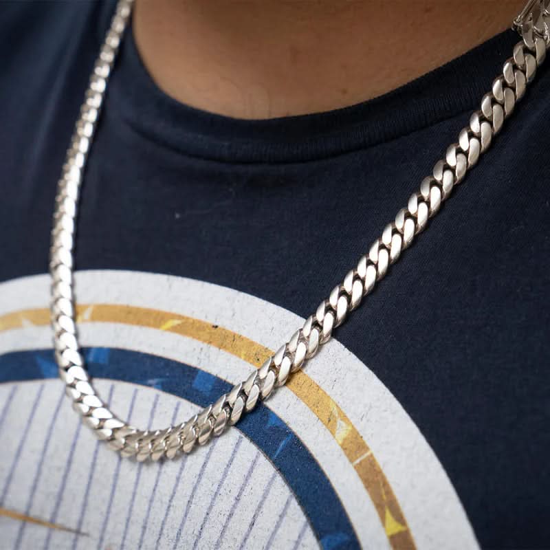 Łańcuszek Cuban Link srebrny