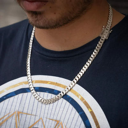 Łańcuszek Cuban Link srebrny