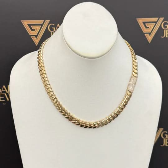 Łańcuszek Cuban Link srebrny