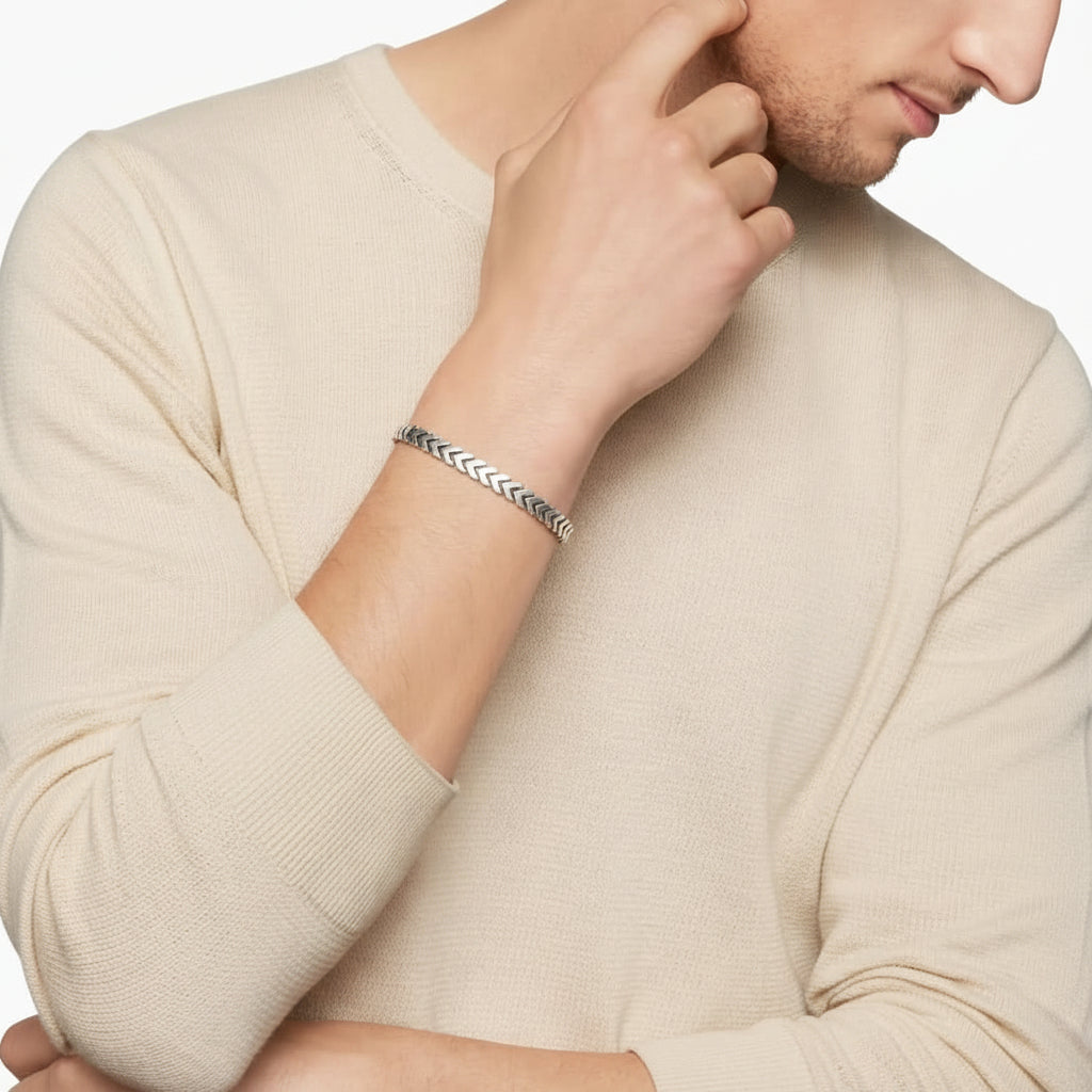 Bracelet à motif chevron