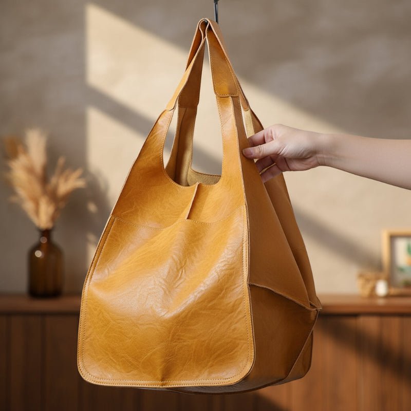 Torba tote vintage z przestronnym wnętrzem
