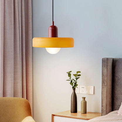 Lampa wisząca kolorowe szkło