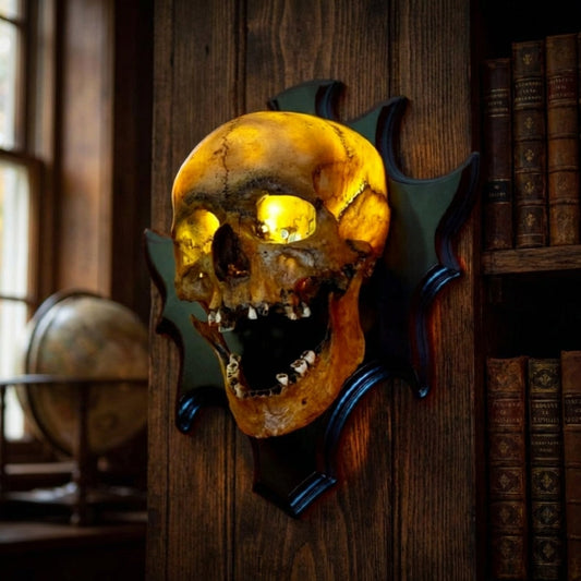 Lampe de chevet LED en forme de crâne