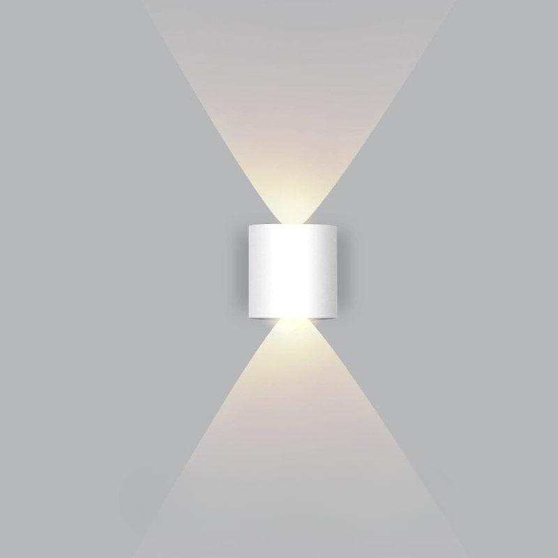 Outdoor LED up-and-down wall light
