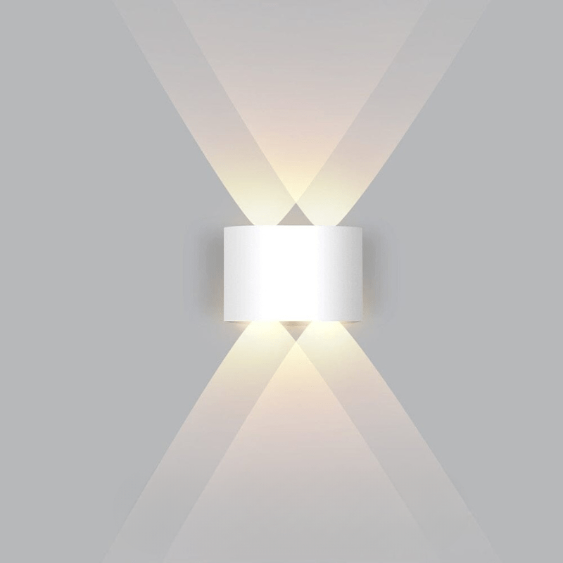 Outdoor LED up-and-down wall light