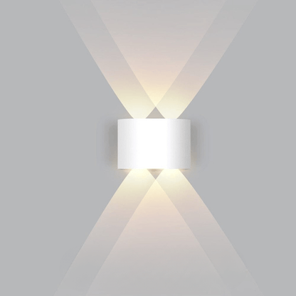 Outdoor LED up-and-down wall light