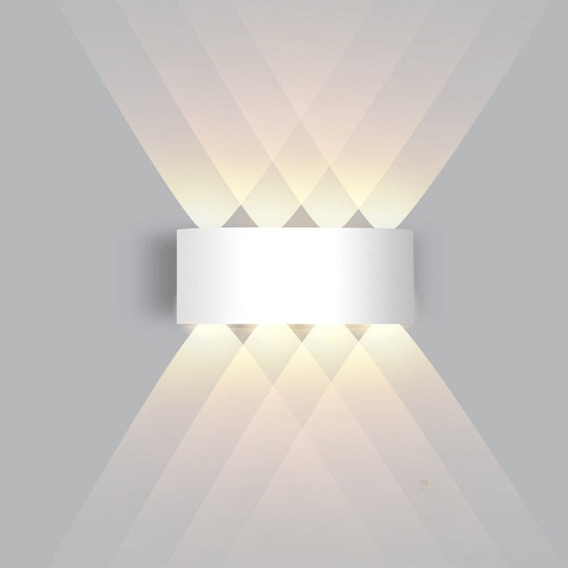 Outdoor LED up-and-down wall light