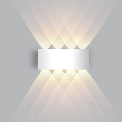 Outdoor LED up-and-down wall light