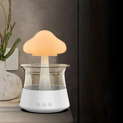 Cloud humidifier with LED diffuser