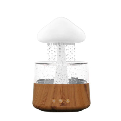 Cloud humidifier with LED diffuser