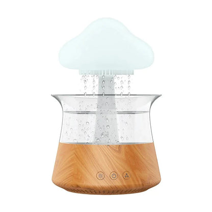 Cloud humidifier with LED diffuser