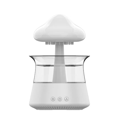Cloud humidifier with LED diffuser