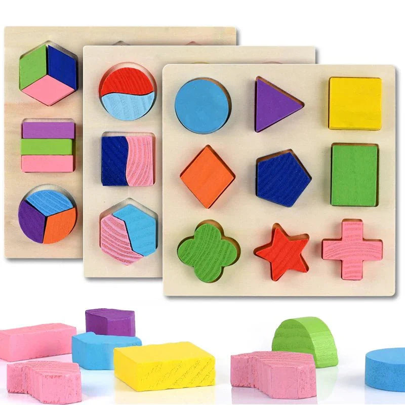 Montessori didaktická hračka na třídění tvarů