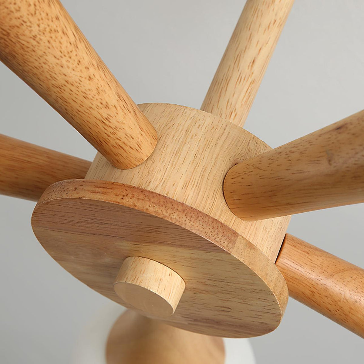Lustre en bois pour le salon